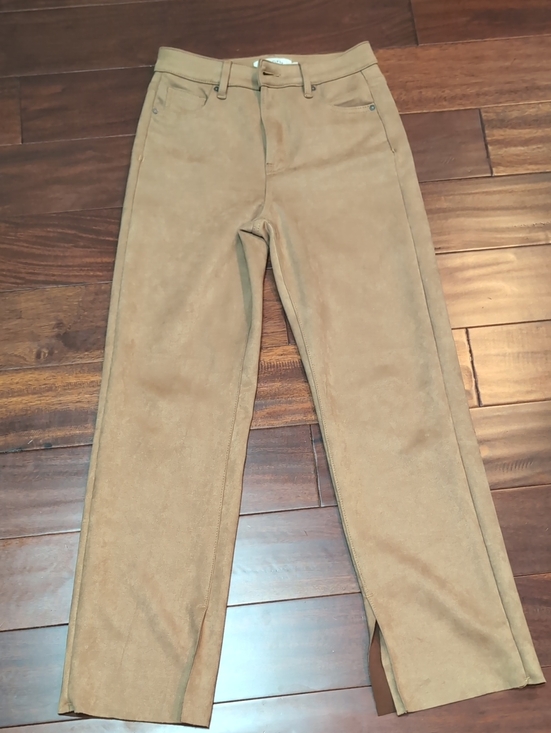 Hidden Jeans Denim - 🌸3/$25🌸 Classic Straight Suede Slit Jeans in Light Tan